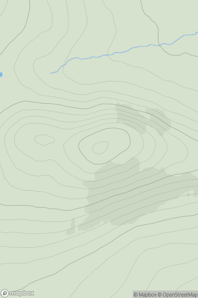 Thumbnail image for Meall na Moine [Cape Wrath Peninsula] [NC293567] showing contour plot for surrounding peak